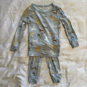 Milkberry Animal Print Pajamas - Blue